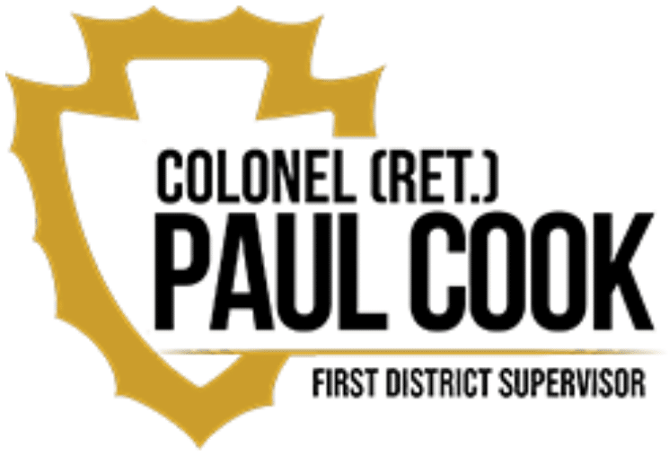 Colonel (Ret.) Paul Cook, First District Supervisor